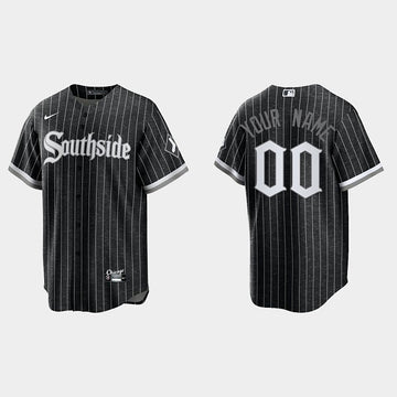 Custom Chicago White Sox black City Connect jersey