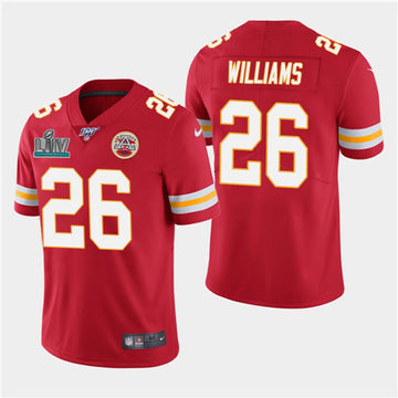 Chiefs #26 Damien Williams Red Super Bowl LIV Jersey