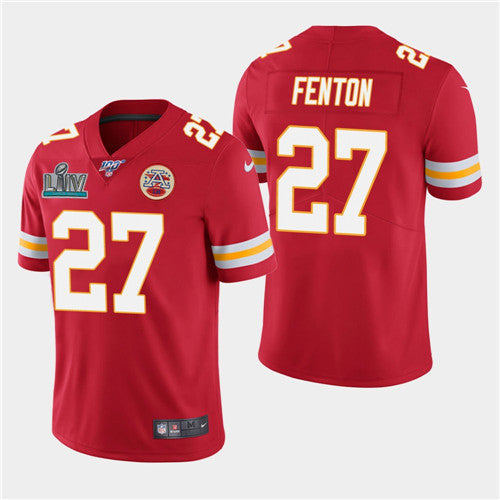 Chiefs #27 Rashad Fenton Red Super Bowl LIV Jersey