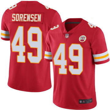 Chiefs #49 Daniel Sorensen Red Jersey