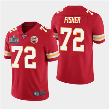 Chiefs #72 Eric Fisher Red Super Bowl LIV Jersey