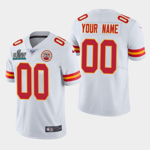 Chiefs White Super Bowl LIV Jersey