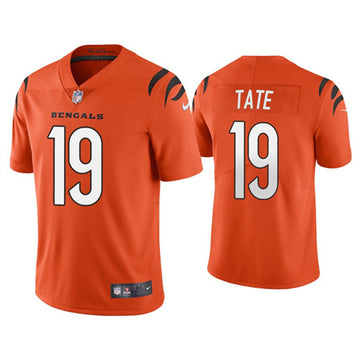Cincinnati Bengals #19 Auden Tate 2021 Orange Jersey