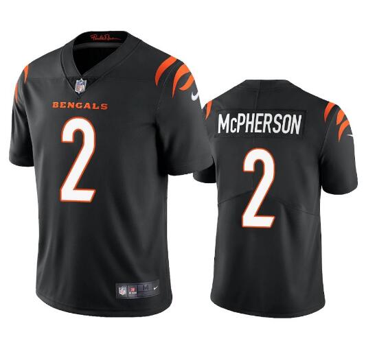 Cincinnati Bengals #2 Evan McPherson Black Jersey