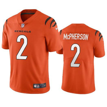 Cincinnati Bengals #2 Evan McPherson Orange Jersey
