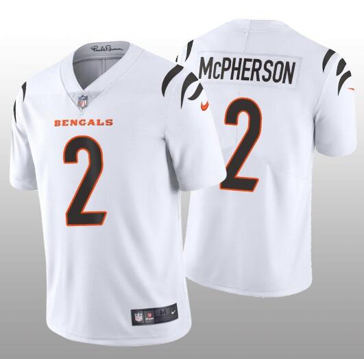 Cincinnati Bengals #2 Evan McPherson White Jersey