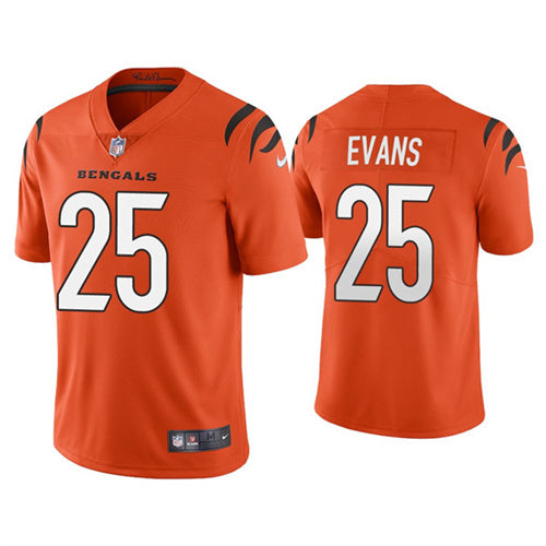 Cincinnati Bengals #25 Chris Evans 2021 Orange Jersey