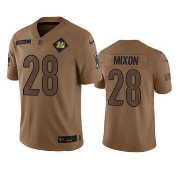 Joe Mixon Cincinnati Bengals brown Salute To Service jersey
