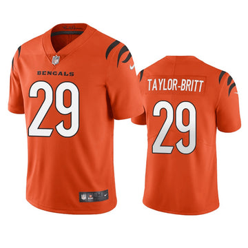 Cam Taylor-Britt Cincinnati Bengals orange jersey