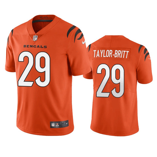 Cam Taylor-Britt Cincinnati Bengals orange jersey