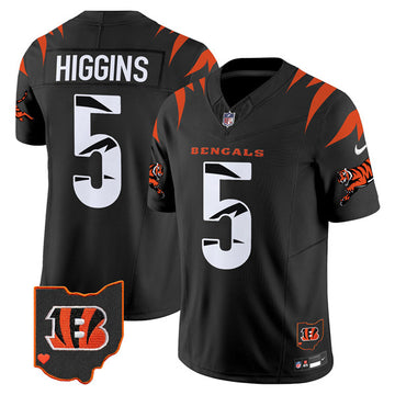 Tee Higgins Cincinnati Bengals black FUSE jersey
