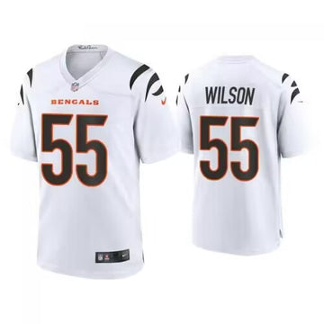 Cincinnati Bengals #55 Logan Wilson White Game Jersey