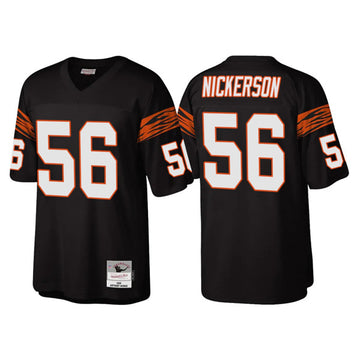 Cincinnati Bengals #56 Hardy Nickerson Black Throwback Legacy Jersey