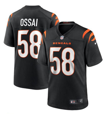Cincinnati Bengals #58 Joseph Ossai Black Football Game Jersey