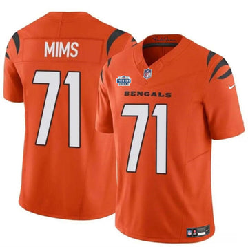 Amarius Mims Cincinnati Bengals orange FUSE jersey