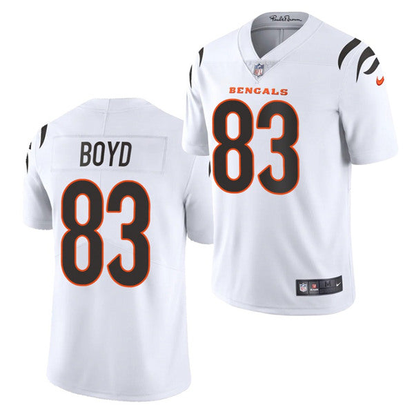 Cincinnati Bengals #83 Tyler Boyd 2021 White Jersey