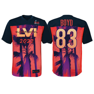 Cincinnati Bengals #83 Tyler Boyd Super Bowl LVI Red-Black Jersey