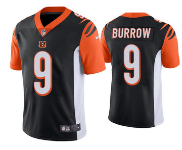 Cincinnati Bengals #9 Joe Burrow 2020 Black Jersey