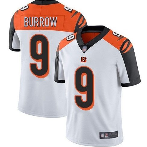 Cincinnati Bengals #9 Joe Burrow 2020 White Jersey