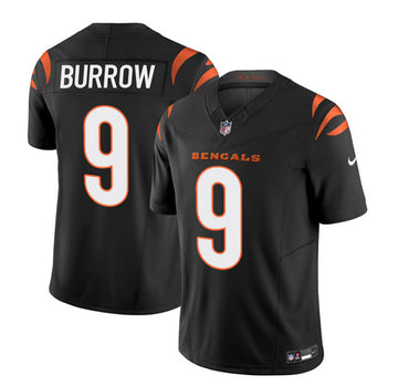 Cincinnati Bengals #9 Joe Burrow Black 2023 FUSE Jersey