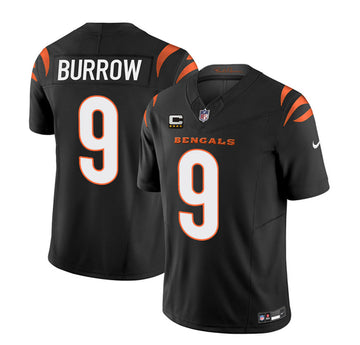 Joe Burrow Cincinnati Bengals black FUSE jersey