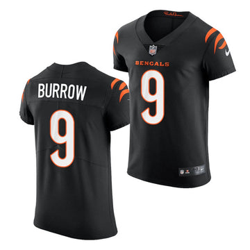 Cincinnati Bengals #9 Joe Burrow Black elite Jersey