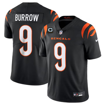 Joe Burrow Cincinnati Bengals black jersey
