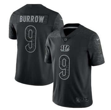 Cincinnati Bengals #9 Joe Burrow Reflective Jersey