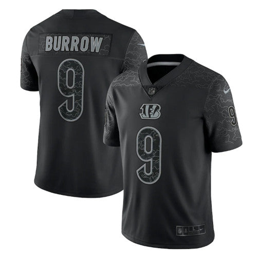 Cincinnati Bengals #9 Joe Burrow Reflective Jersey