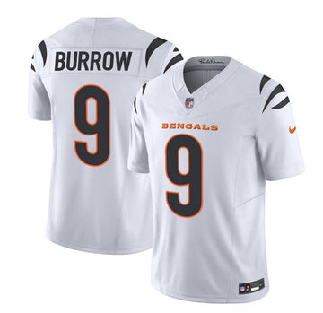 Cincinnati Bengals #9 Joe Burrow White 2023 FUSE Jersey