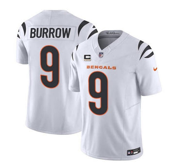 Joe Burrow Cincinnati Bengals white FUSE jersey