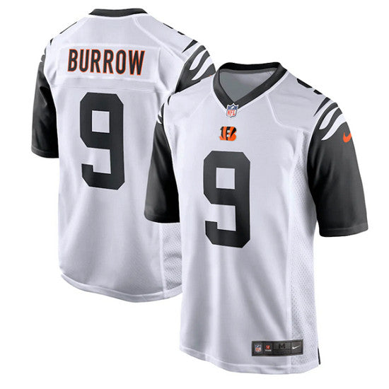Cincinnati Bengals #9 Joe Burrow White Game Jersey