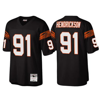 Cincinnati Bengals #91 Trey Hendrickson Black Throwback Legacy Jersey