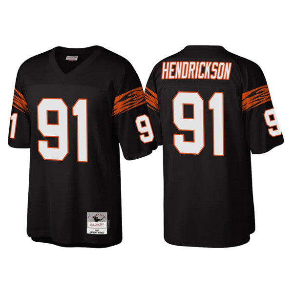 Cincinnati Bengals #91 Trey Hendrickson Black Throwback Legacy Jersey