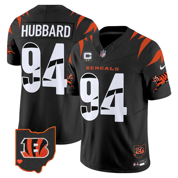 Sam Hubbard Cincinnati Bengals black FUSE jersey