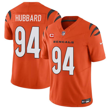 Sam Hubbard Cincinnati Bengals orange FUSE jersey