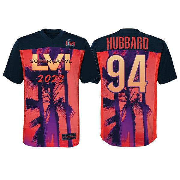 Cincinnati Bengals #94 Sam Hubbard Super Bowl LVI Red-Black Jersey