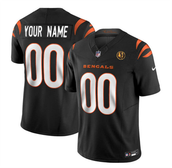 Custom Cincinnati Bengals black FUSE jersey