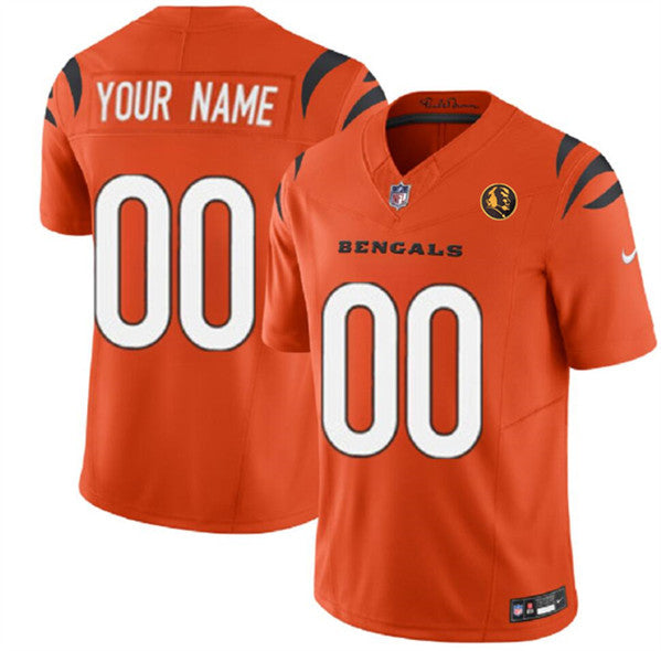 Custom Cincinnati Bengals orange FUSE jersey
