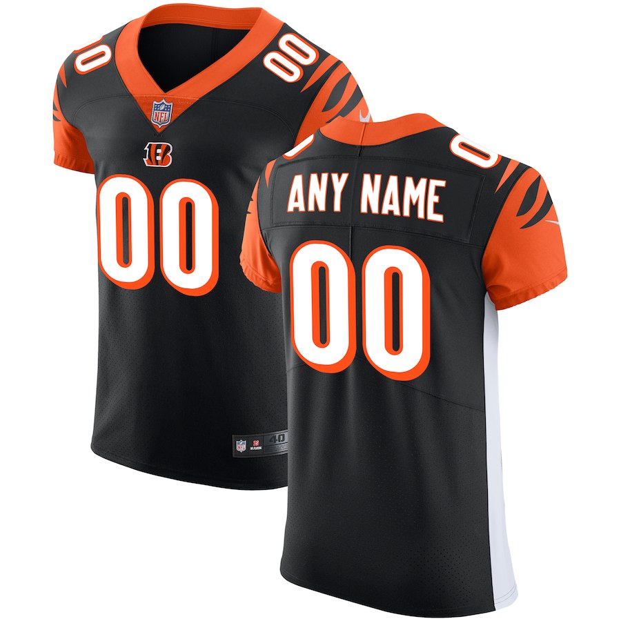 Cincinnati Bengals Black Custom Elite Jersey