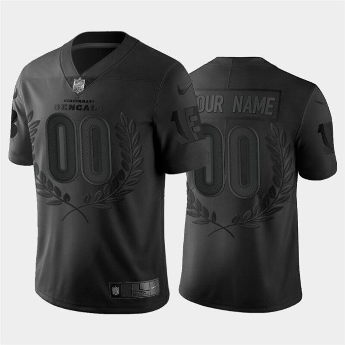 Cincinnati Bengals Customized Black MVP Jersey