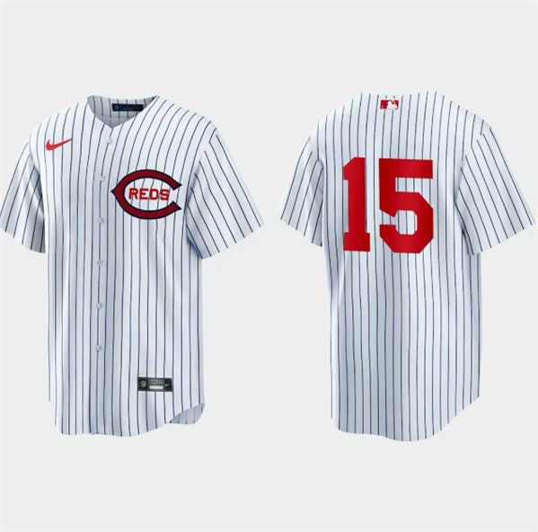 Nick Senzel Cincinnati Reds white jersey