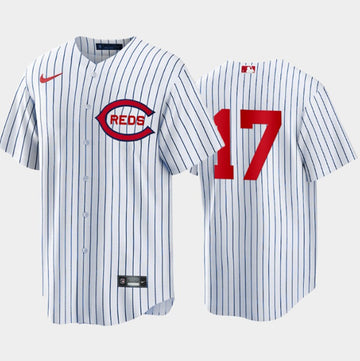 Stuart Fairchild Cincinnati Reds white jersey
