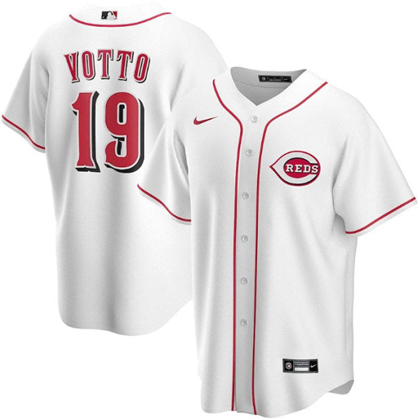 Joey Votto Cincinnati Reds white jersey