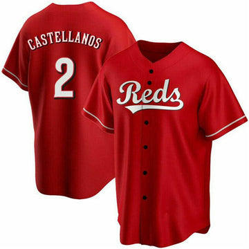 Nick Castellanos Cincinnati Reds red jersey