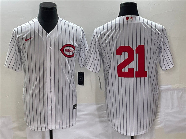 Hunter Greene Cincinnati Reds white jersey