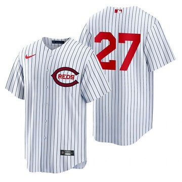 Jake Fraley Cincinnati Reds white jersey