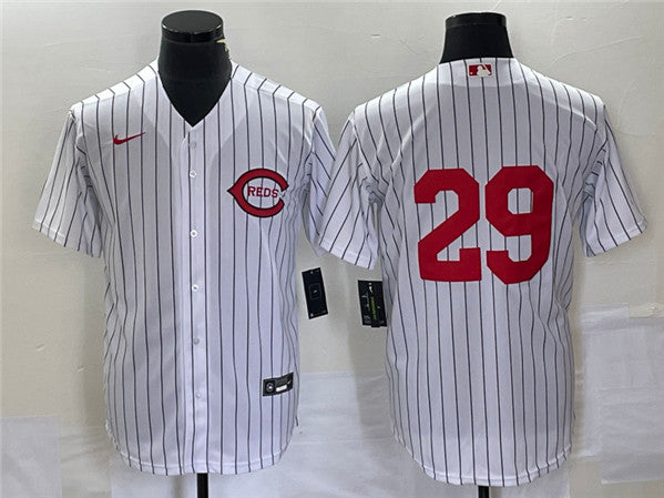 TJ Friedl Cincinnati Reds white jersey