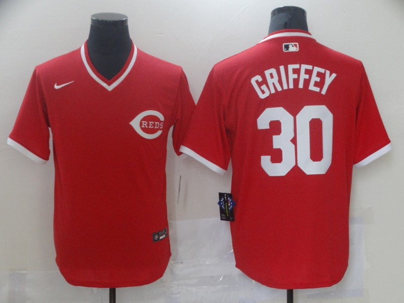 Ken Griffey Cincinnati Reds red jersey