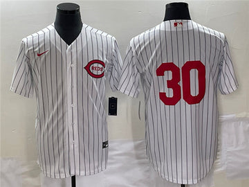Will Benson Cincinnati Reds white jersey